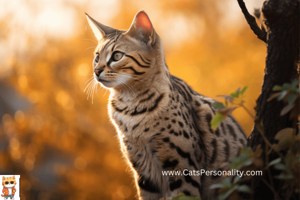 Short haired cat with spots-Cat Breed