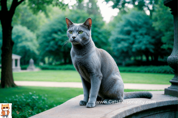 Russian blue cat